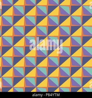 Vector papper stickers cut-out tile funny seamless pattern Stock Vector