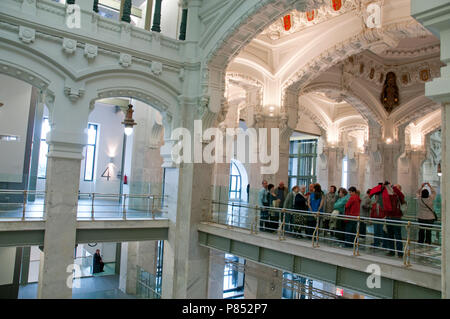 Cibeles Palace, indoor view. Madrid, Spain. Stock Photo