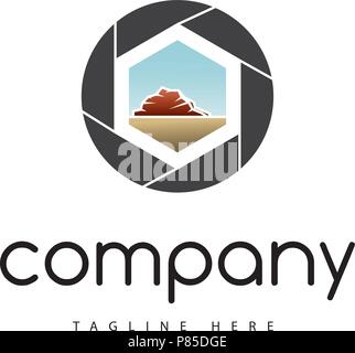 Photography logo Stock Vector