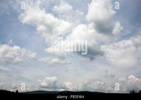Beautiful clouds on a spring day. Stock Photo