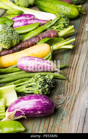 Fresh vegetables background Stock Photo
