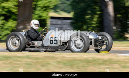 Classic car racing Stock Photo