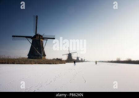 Winter in Nederland; Winter in Holland Stock Photo