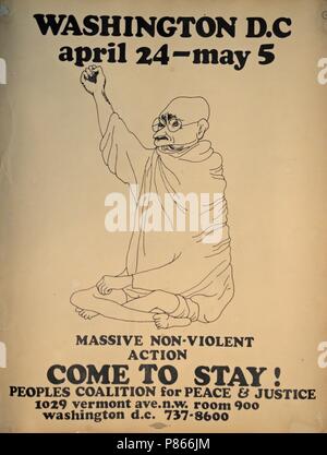 Vietnam war era leaflet, 1970. () Stock Photo