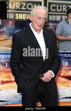 London, UK. 9th July 2018. Charles Dance attends the World Premiere of 'Spitfire' held at the Curzon Mayfair Credit: Mario Mitsis/Alamy Live News Stock Photo