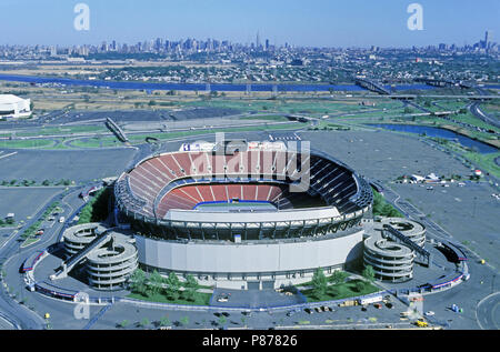 Aerial Over Continental Airlines Arena East Rutherford New Jersey