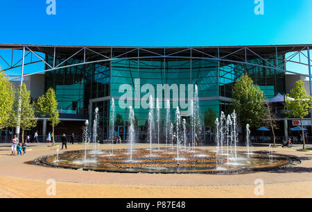 Johannesburg, South Africa, September 4, 2013, Main Entrance to Maponya Mall in Soweto Stock Photo