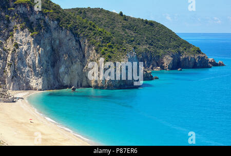 Mylos Beach, in Agios Nikitas, Lefkada island, Greece Stock Photo