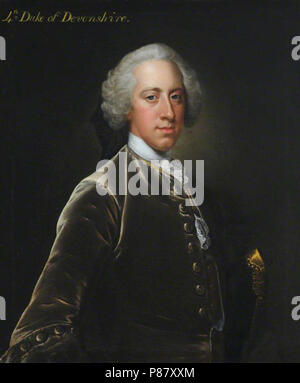 William Cavendish, 4th Duke of Devonshire (1720-1764), Whig politician ...
