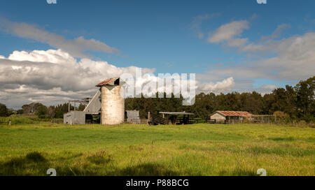 Rural scene of a cattle farm in New South Wales, Australia. Stock Photo