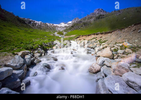 Lotschental Zwitserland, Lotschental Switzerland Stock Photo