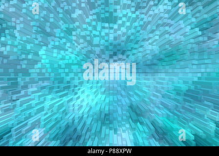 abstract background with 3d pyramid extrude, extrude background, blue ...