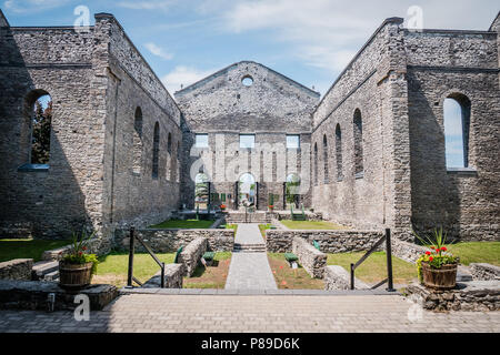 St Raphael Ruins is the site of the earliest Roman Catholic churches in Canada Stock Photo