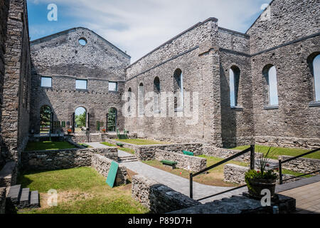 St Raphael Ruins is the site of the earliest Roman Catholic churches in Canada Stock Photo