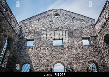 St Raphael Ruins is the site of the earliest Roman Catholic churches in Canada Stock Photo