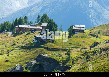 Lotschental Zwitserland, Lotschental Switzerland Stock Photo