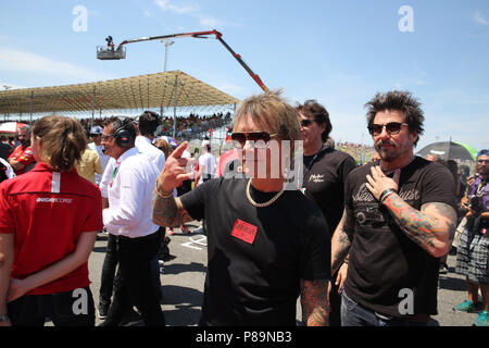 Misano Adriatico, Italy. 08th July, 2018. Billy Morrison during the Motul FIM Superbike Championship - Italian Round Sunday race during the World Superbikes - Circuit PIRELLI Riviera di Rimini Round, 6 - 8 July 2018 on Misano, Italy. Credit: Fabio Averna/Pacific Press/Alamy Live News Stock Photo