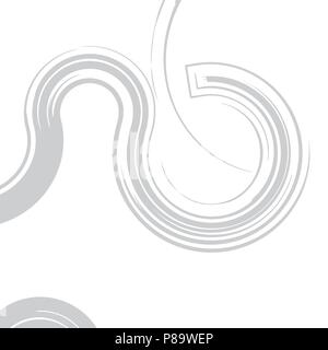 Creative black and white vector template design with place for your message. Stock Vector
