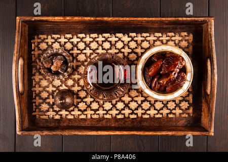 Turkish tea in a glass Stock Photo