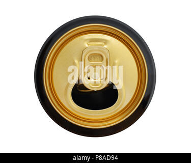 Drinks Can Top with Ring Pull, Cut Out Stock Photo