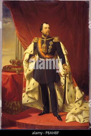 William III (1817-1890), King of the Netherlands. Museum: Rijksmuseum, Amsterdam. Stock Photo