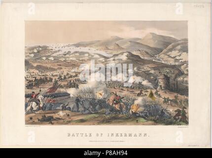 The Battle of Inkerman on November 5, 1854. Museum: PRIVATE COLLECTION. Stock Photo