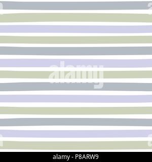 Seamless pattern with horizontal stripes. Pattern can be used for fabric design, t-shirts and textiles. Print for polygraphy, wallpaper, wrapping pape Stock Vector