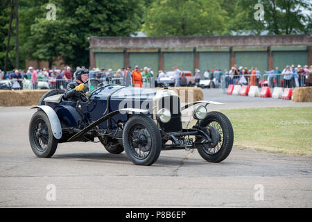 1926 Vintage Vauxhall racing car at Bicester heritage centre autumn ...