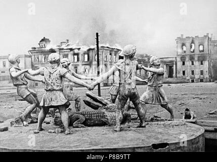 Stalingrad, 23 August 1942. Museum: Moscow Photo Museum (House of Photography). Stock Photo