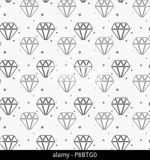 Vector geometric texture with small diamond shapes, tiny rhombuses, squares. Abstract modern seamless pattern. Light monochrome background. Repeat design for decor, textile, fabric, furniture, cloth Stock Vector