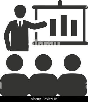 Business Conference Icon Stock Vector