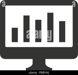 Online Marketing Report Icon Stock Vector