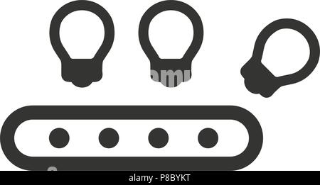 Idea Generation Icon Stock Vector