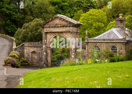 UK, Northern Ireland, Co Londonderry, Castlerock, Downhill Demesne, Bishop’s Gate Stock Photo
