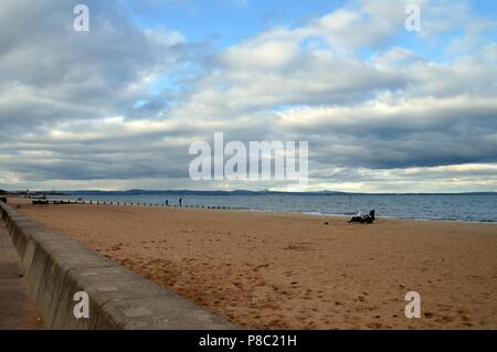 view from Portobello Beach Stock Photo