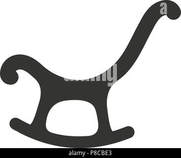 Rocking Chair Icon Stock Vector