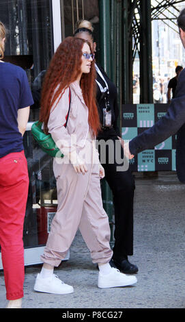 New York, NY, USA. 10th July, 2018. Jess Glynne at Build Series promoting her new single I'll Be There in New York City onJuly 10, 2018 Credit: Rw/Media Punch/Alamy Live News Stock Photo