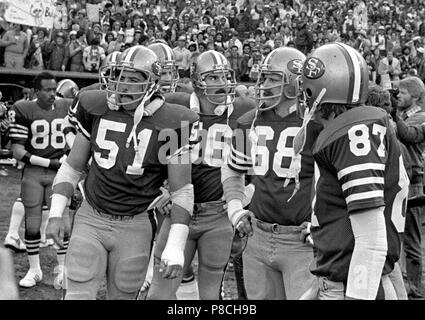 Dwight Clark, San Francisco 49ers football team Superbowl victory rally,  1980s Stock Photo - Alamy