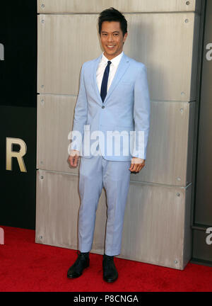 July 10, 2018 - New York City, New York, U.S. - Actor BYRON MANN attends the New York premiere of 'Skyscraper' held at AMC Loews Lincoln Square. (Credit Image: © Nancy Kaszerman via ZUMA Wire) Stock Photo