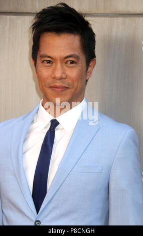 July 10, 2018 - New York City, New York, U.S. - Actor BYRON MANN attends the New York premiere of 'Skyscraper' held at AMC Loews Lincoln Square. (Credit Image: © Nancy Kaszerman via ZUMA Wire) Stock Photo