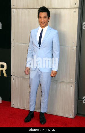 July 10, 2018 - New York City, New York, U.S. - Actor BYRON MANN attends the New York premiere of 'Skyscraper' held at AMC Loews Lincoln Square. (Credit Image: © Nancy Kaszerman via ZUMA Wire) Stock Photo