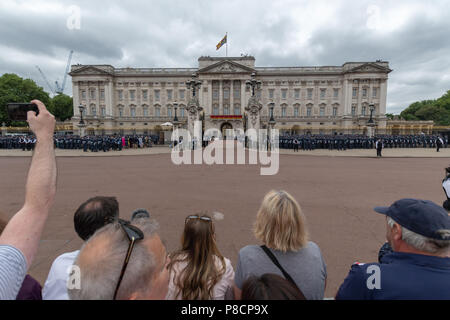 London, UK. 11th July 2018. RAF 100 Credit: Andrew Lalchan/Alamy Live News Stock Photo