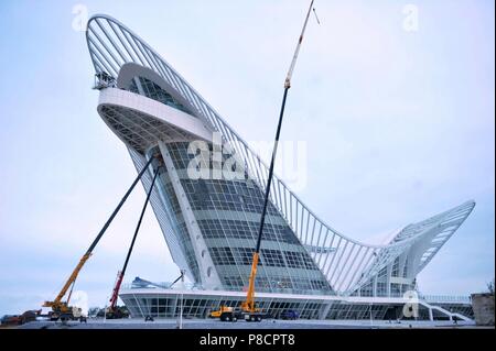 Qingdao, Qingdao, China. 11th July, 2018. Qingdao, CHINA-The Sound of Phoenix Theatre in Qingdao, east China's Shandong Province. Credit: SIPA Asia/ZUMA Wire/Alamy Live News Stock Photo