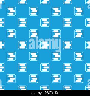 Advice chat pattern vector seamless blue Stock Vector