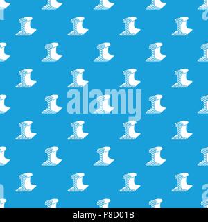 Section of rail pattern vector seamless blue Stock Vector