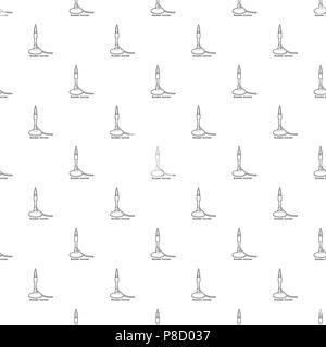 Bunsen burner icon outline Stock Vector