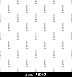 Laboratory buret icon outline Stock Vector