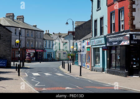 High Street in Dalton, Cumbria, England UK Stock Photo