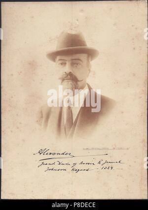 Grand Duke Alexander Mikhailovich of Russia (1866-1933). Museum: PRIVATE COLLECTION. Stock Photo