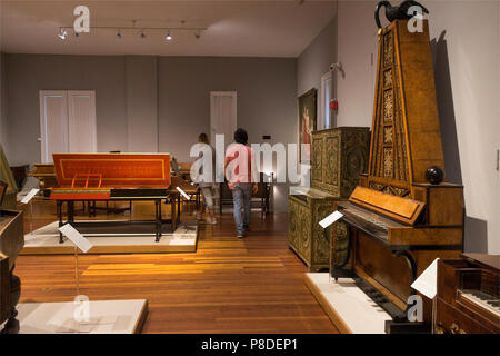 Yal Instruments Yale University collection of musical instruments New Haven CT Stock ...
